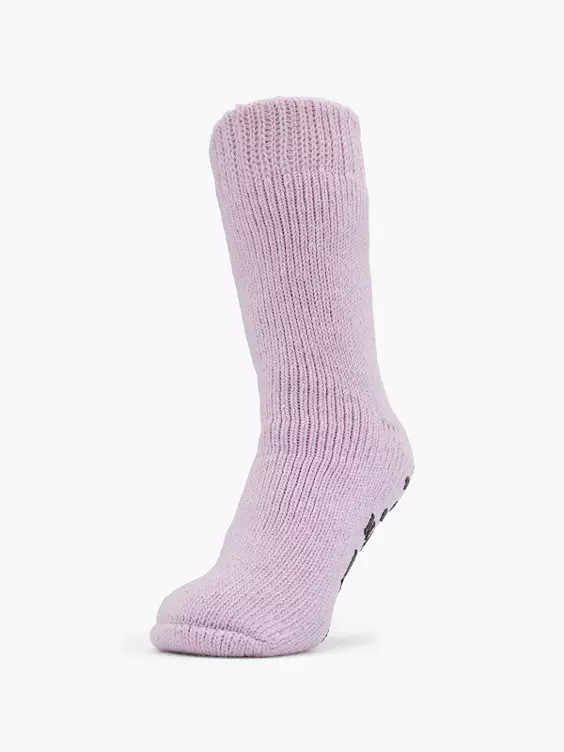 Cosy Nature ABS Socken in flieder