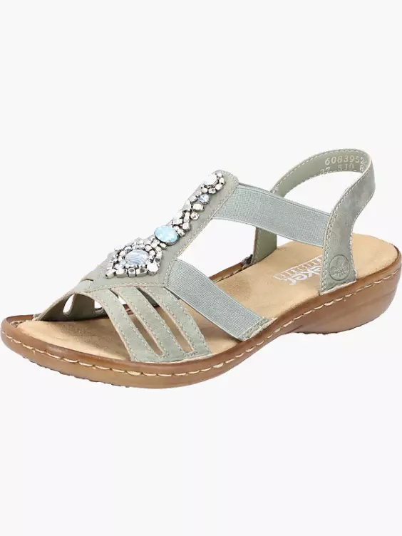 Rieker Damen Riemchensandalen in grün