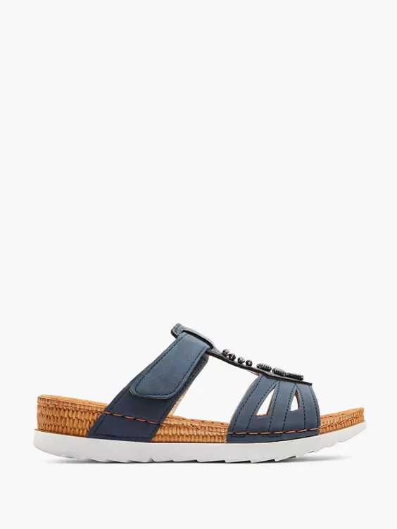 Easy Street Komfort Pantolette in navyblau