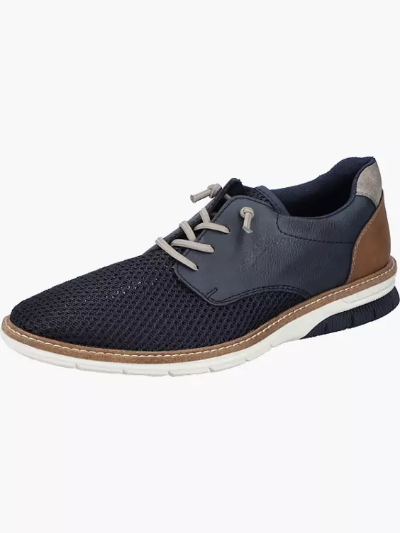 Rieker Herren Schnürschuhe in blau