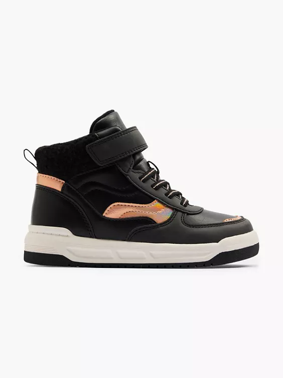 Graceland Hoher Sneaker in schwarz