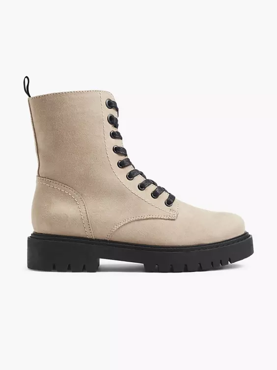 Graceland Schnürboots in beige