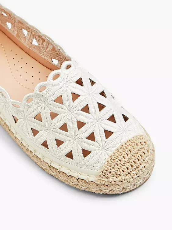 Graceland Espadrille in weiß