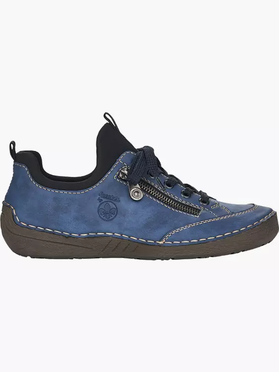Rieker Damen Slipper in blau