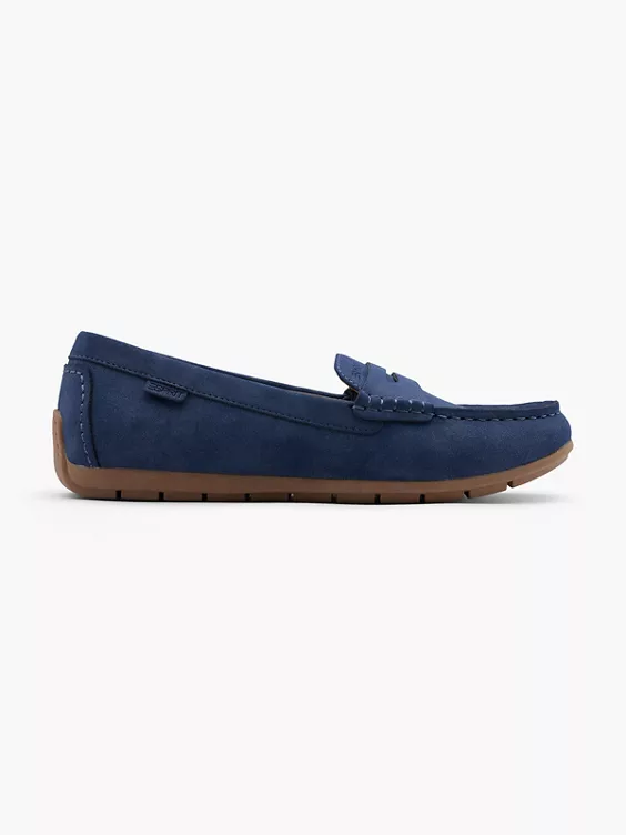 ESPRIT Mokassin in blau