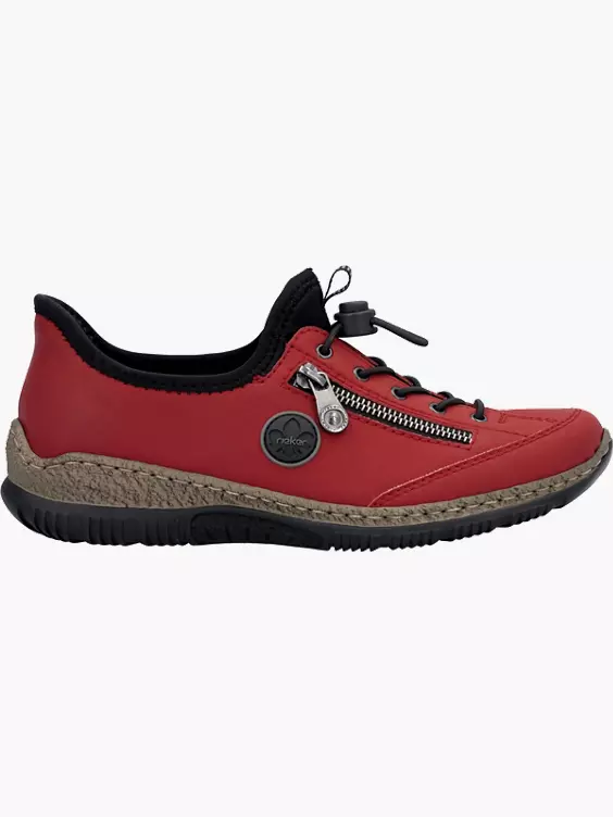 Rieker Damen Slipper in rot