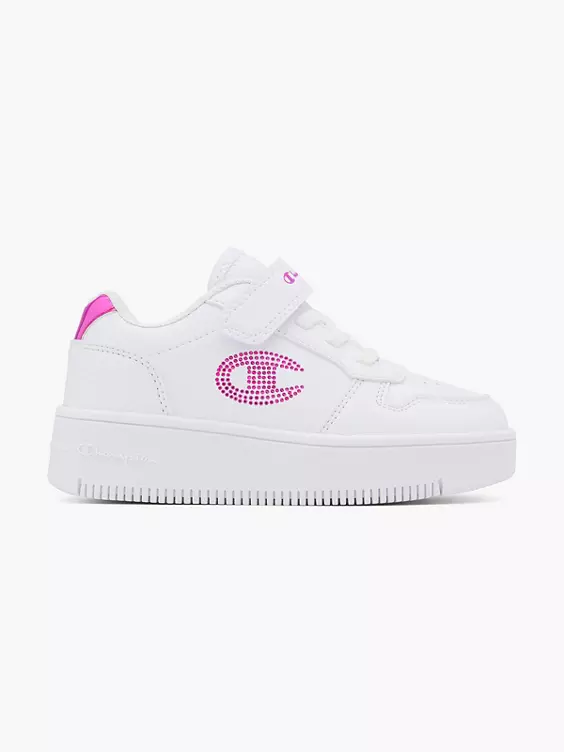 Champion Sneaker RD18 PLATFORM GLITTER in weiß