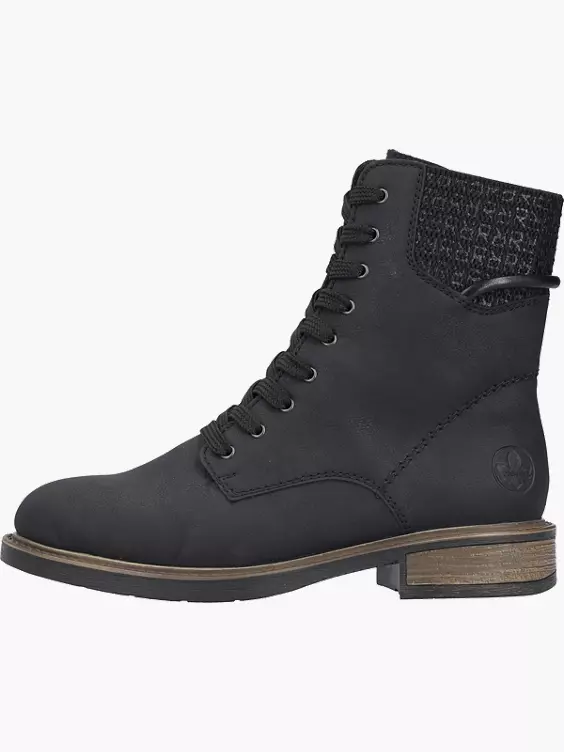 Rieker Damen Biker Boots in schwarz