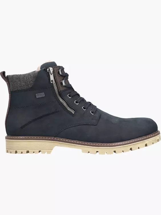 Rieker Herren Schnürstiefel in blau