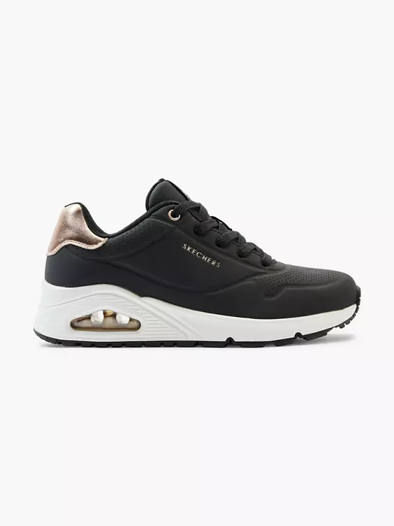 Skechers Chunky Sneaker UNO in schwarz