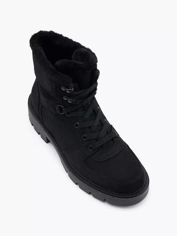 Graceland Schnürboots in schwarz