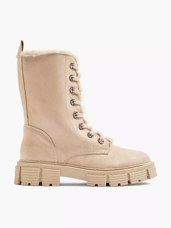 Catwalk Schnürboots in beige
