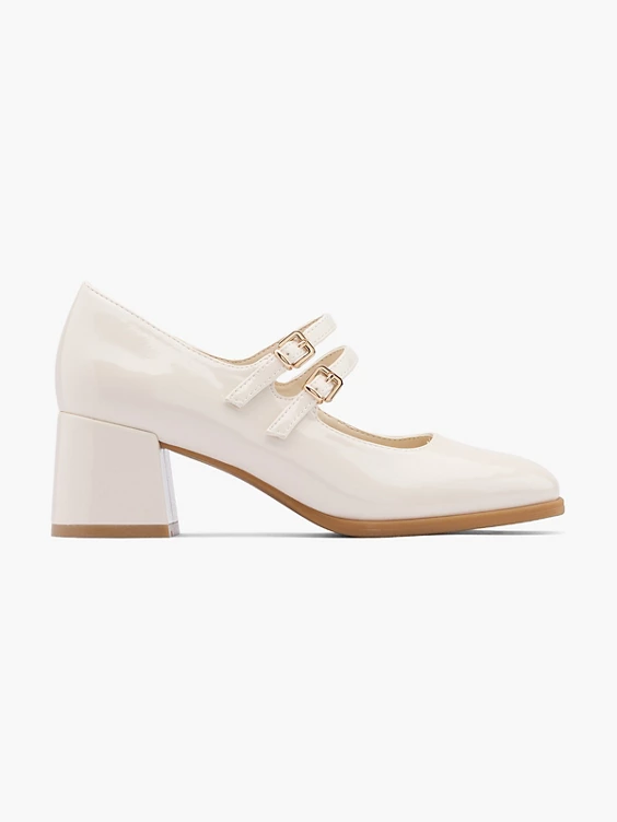 Catwalk Mary Jane Pumps in beige
