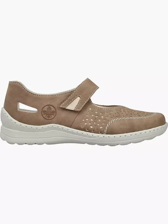 Rieker Damen Slipper in beige