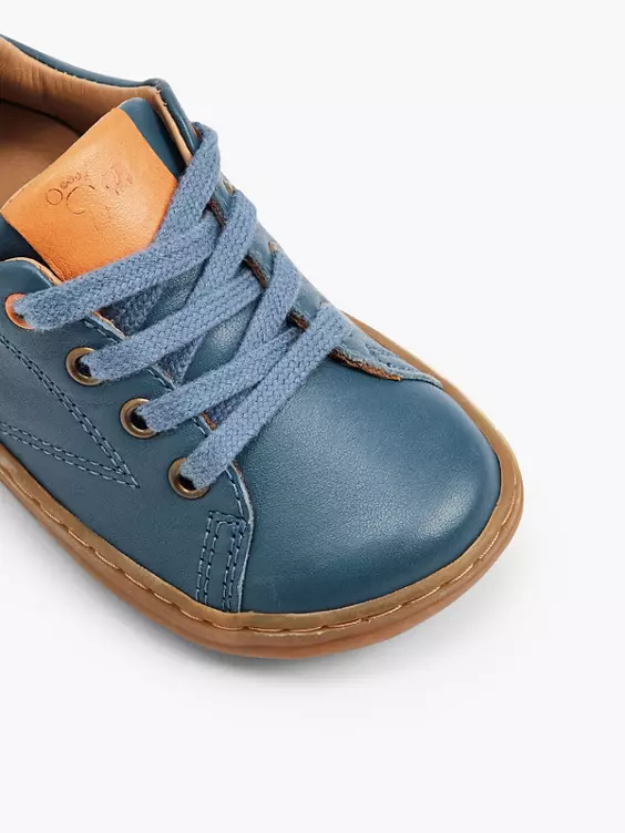 elefanten Leder Barfußschuh PERI, Weite M in blau