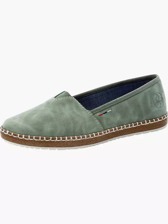 Rieker Damen Ballerinas in grün
