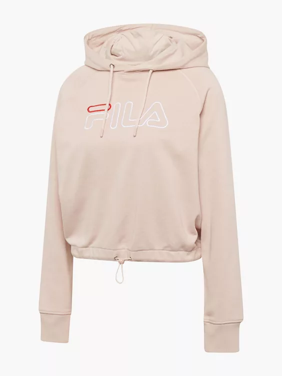 FILA Crop Hoodie in rosa