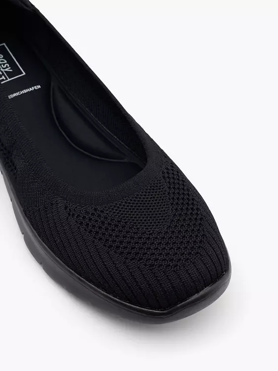 Easy Street Komfort Slipper in schwarz