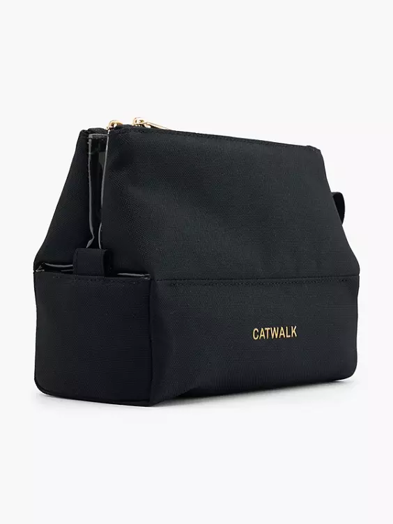 Catwalk Kosmetiktasche in schwarz