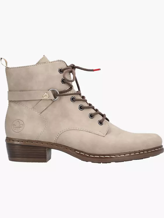 Rieker Damen Stiefeletten in beige