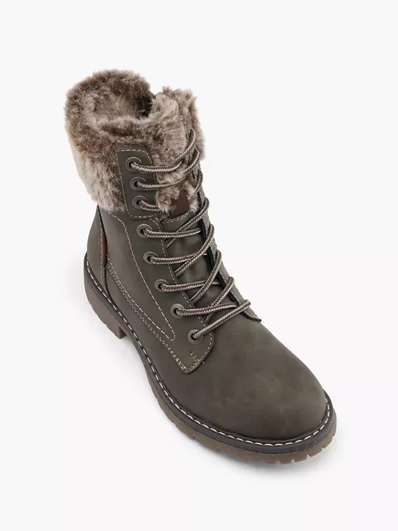 Easy Street Komfort Schnürboots in khaki