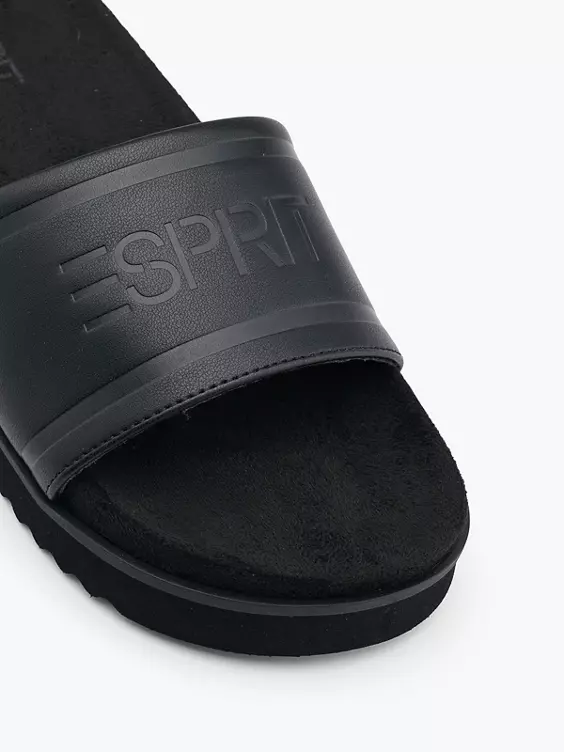 ESPRIT Slides in schwarz