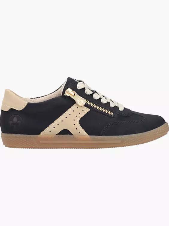 Rieker Damen Sneaker Low in schwarz