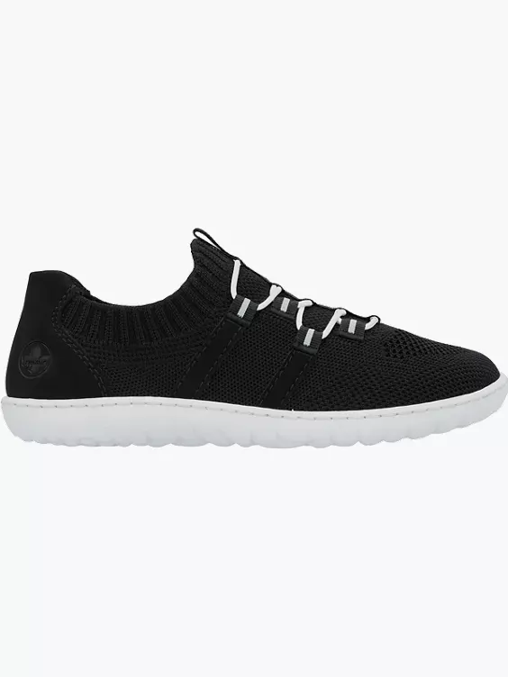 Rieker Damen Slipper in schwarz