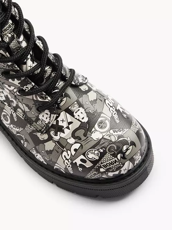 Graceland Schnürboots in grau