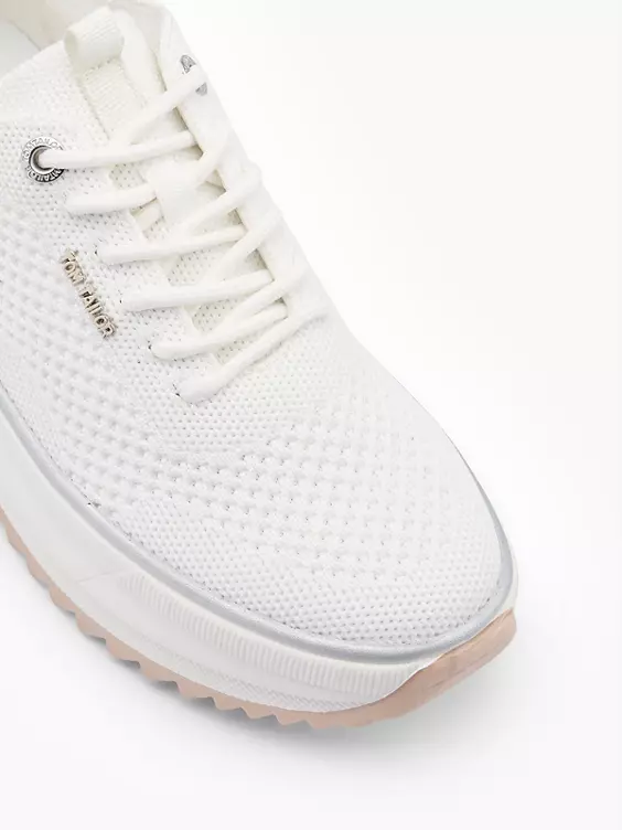TOM TAILOR Platform Sneaker in weiß