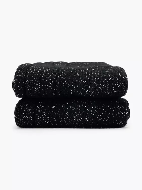 Cosy Nature 2er Pack Socken in schwarz