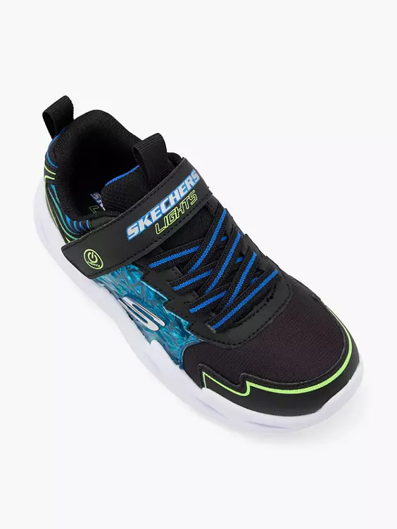 Skechers Sneaker SHARK BOTS - mit Licht in schwarz