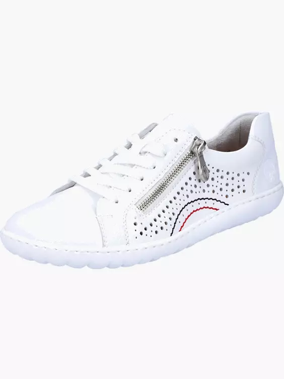 Rieker Damen Schnürschuhe in weiß