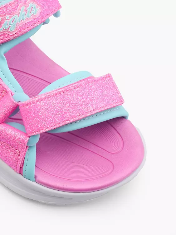 Skechers Sandale SOLA GLOW - mit Licht in pink