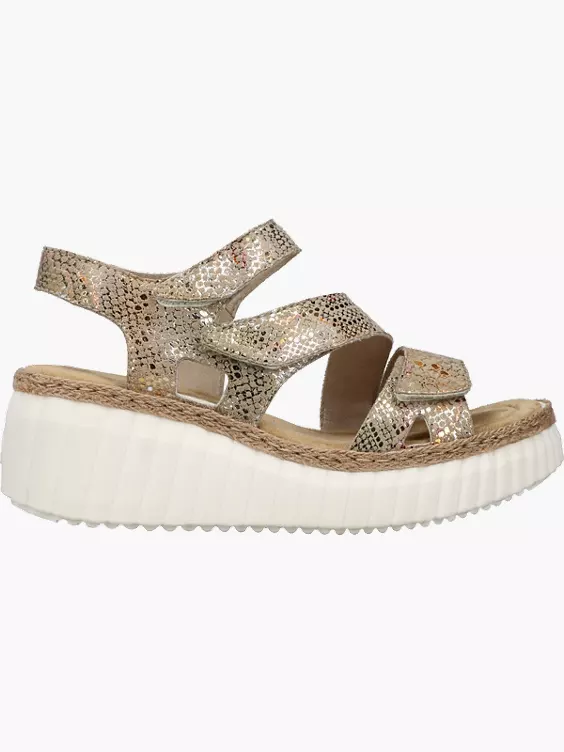 Rieker Damen Keilsandaletten in multicolor