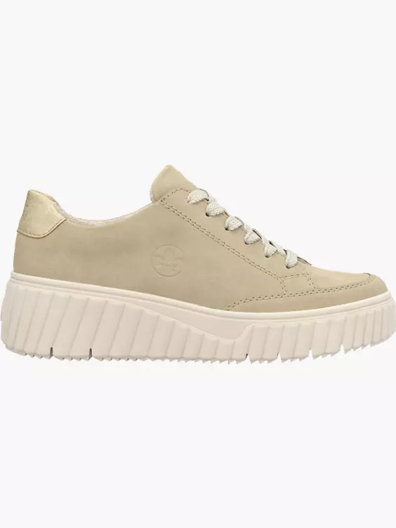 Rieker Damen Sneaker Low in beige