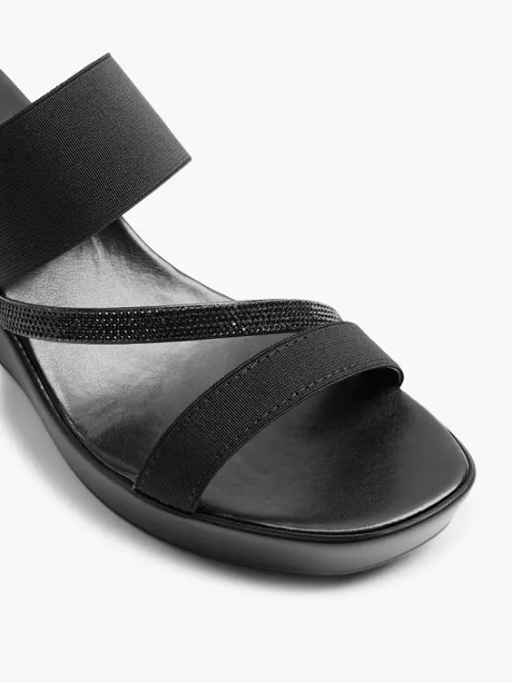 Graceland Pantolette in schwarz