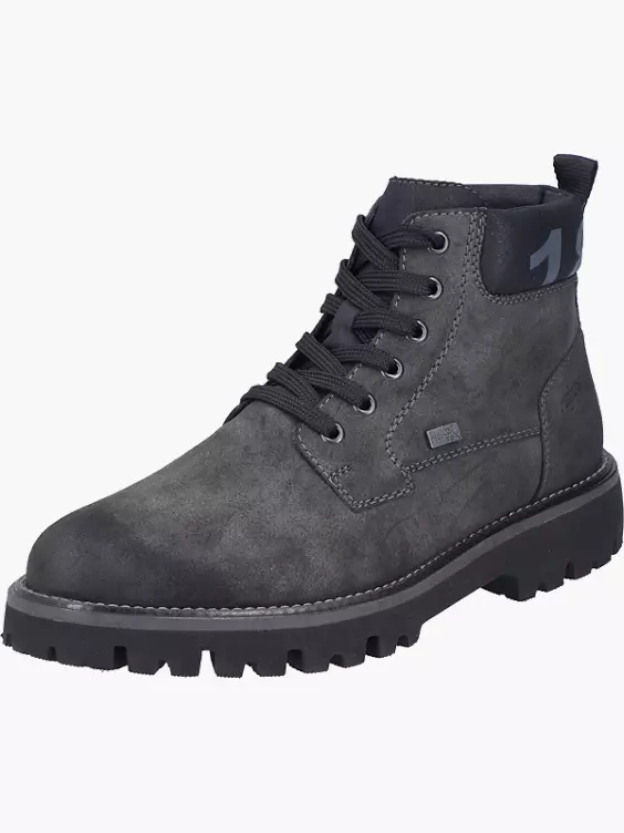 Rieker Herren Schnürstiefel in grau