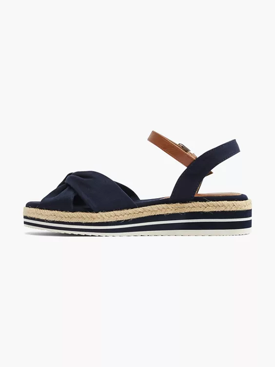 TOM TAILOR Sandale in blau