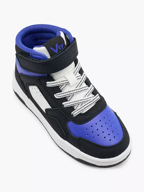 Vty Hoher Sneaker in schwarz