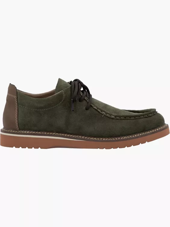 Rieker Herren Schnürschuhe in grün