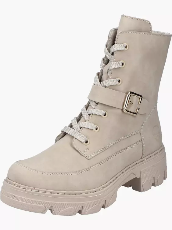 Rieker Damen Biker Boots in beige