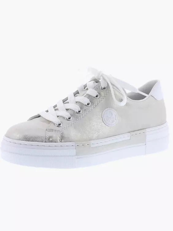 Rieker Damen Sneaker Low in metallisch