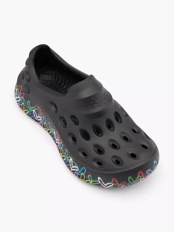 Skechers Clogs in schwarz