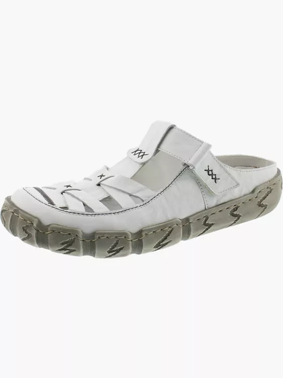 Rieker Damen Clogs in weiß