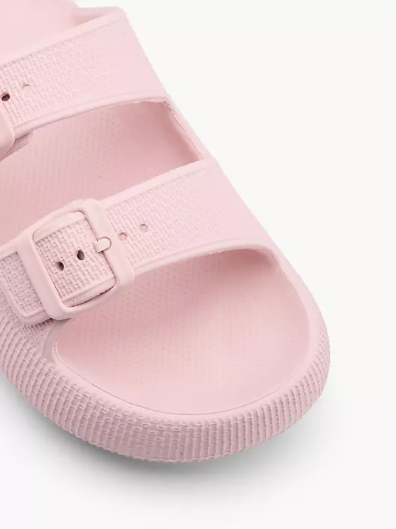 Blue Fin Pantolette in pink