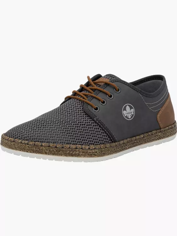 Rieker Herren Schnürschuhe in grau