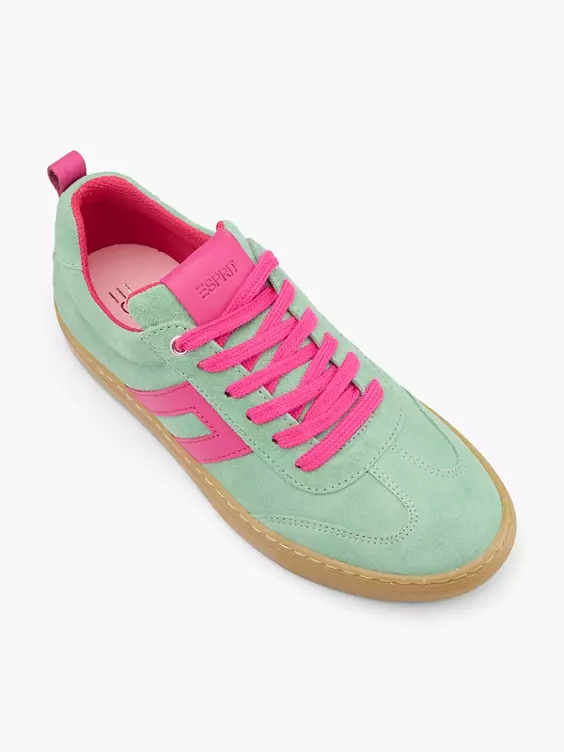 ESPRIT Leder Sneaker in grün