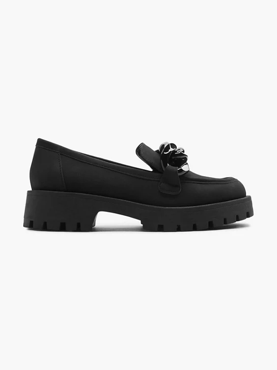 Catwalk Chunky Loafer in schwarz