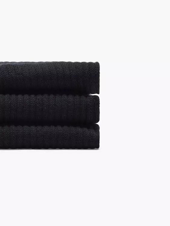 Champion 3er Pack Socken in schwarz